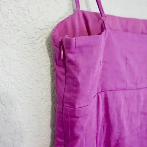 Isaac Mizrahi Fushia Summer Party Cocktail Dress - Picture 3 of 5